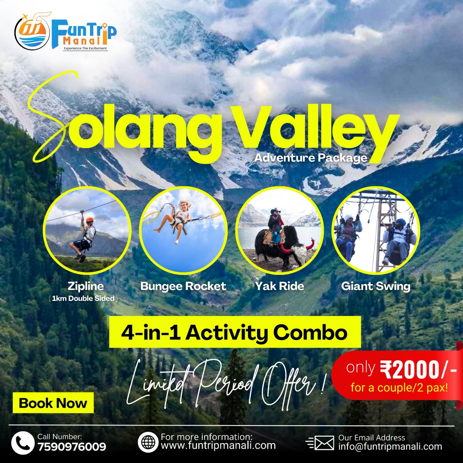 Solang Valley Combo Package